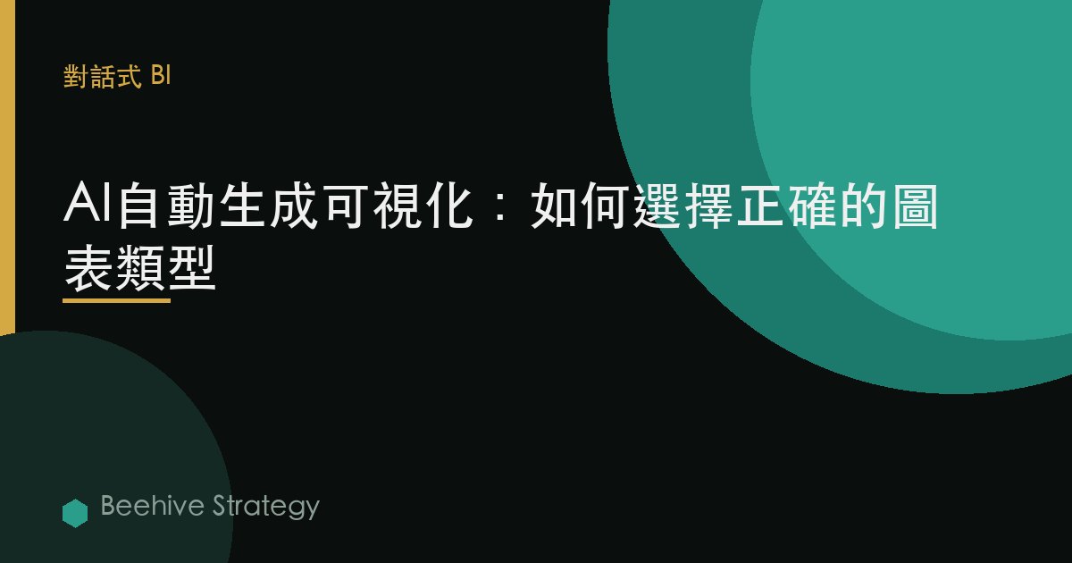 自動生成可視化：AI如何選擇正確的圖表